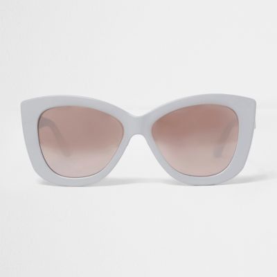 Pink glitter cat eye sunglasses